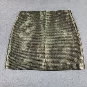 NWT LOFT Metallic Pencil Mini Skirt